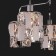 Scoppio chandelier, 5x60W E14, chromium color
