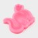 Mold "Dinosaur", silicone, 8 × 8 × 12 cm, pink color