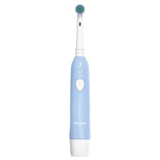 Pioneer TB-1020 electric toothbrush, children's, 1 interchangeable nozzle, blue color with white 94105