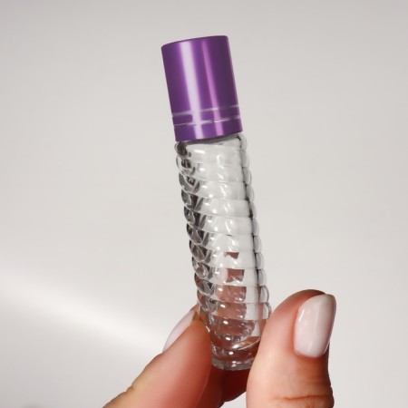 Window bottle for perfume "Weaving", with a roller, 5 ml, color mix-9