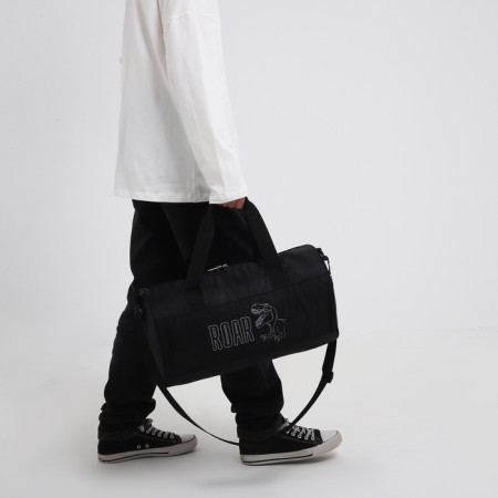 Sports Bag, 40x24x21, lightning department, long belt, black color-11