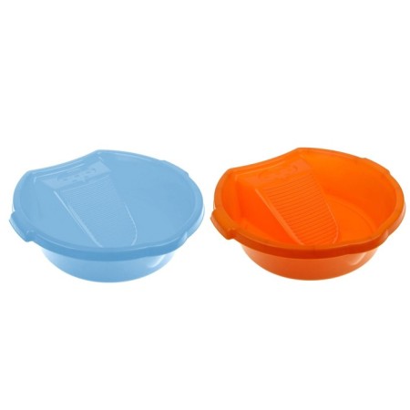Round pelvis for washing "hostess", 10 l, color mix-12