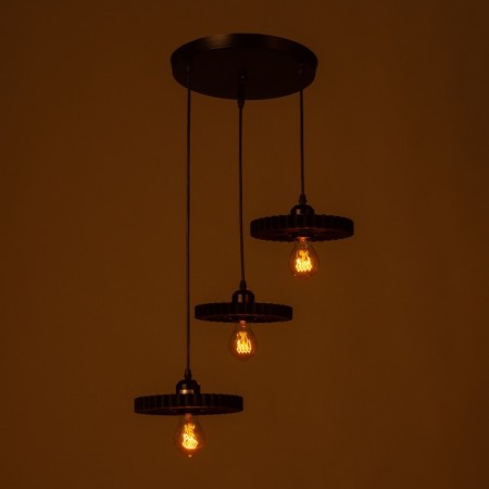 Lamp "gear" 3he27 40W 30x30x15-135 cm-2