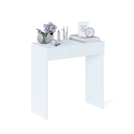 Folding table "SP-22", 724 × 356 × 740 (1080) mm, mirror, white color-1