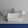 Grossman GR-3016 sink, rectangular, 480 x 370 mm, white