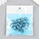 Beads for creativity plastic "Marble. Blue" d = 1.2 cm set 20 grams