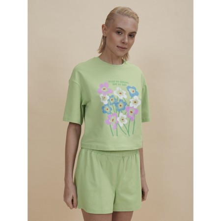 Female set, size XL, green color