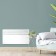 Convector heater Luazon LKO-04, floor, 2000 watts, 30 m², 2 modes, white
