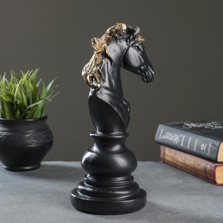 Figure "Horse" Black, 11x14x26cm-3