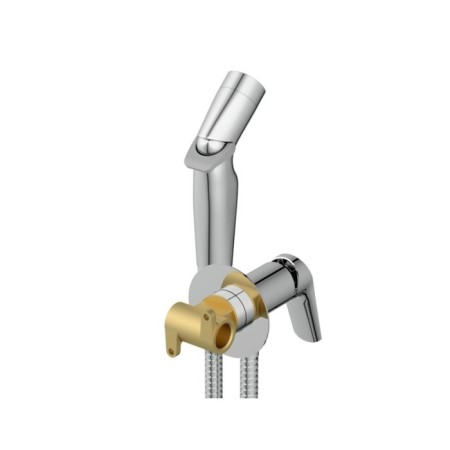 Hygienic shower mixer cersanit flavis, built -in, one -rod, chrome