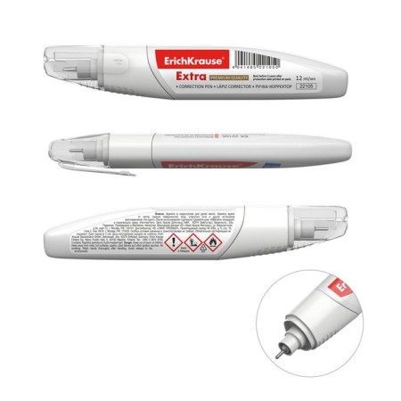 Erichkrause Techno White Ergo, 12 ml, with a metal tip,-2