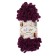 Yarn "Puffy" 100 % micropoliester 9m/100g (111 eggplant)