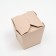 Box for noodles "Wok" team, craft, 10 x 10 x 10.5 cm
