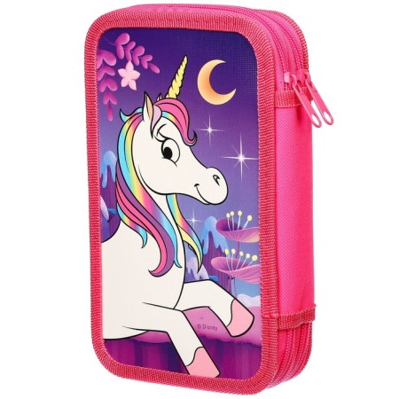 Penal 2 sections, 125x205x40 mm, laminated cardboard, Minnie Mouse and unicorn-2