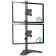 Table bracket for 2 monitors Onkron D208FS Black