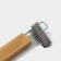Pan for trousers and skirts with valve clamps, 33 × 13 cm, color light wood