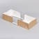Confectionery packaging with a window, craft, 21 x 21 x 10 cm