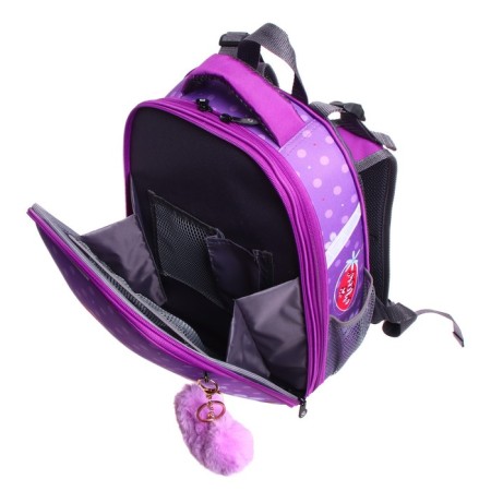 School backpack 38 x 30 x 16 cm, ergonomic back, Stavia "Red cat"-7