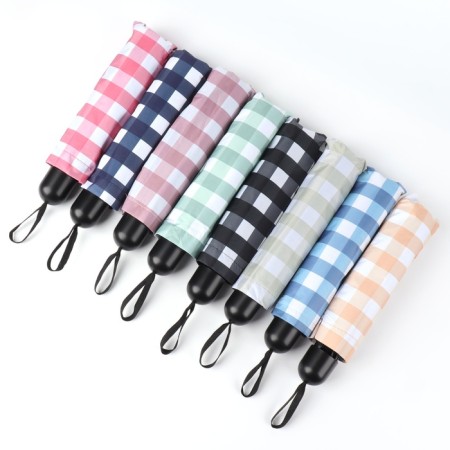 Mechanical “Cage” umbrella, Eponge, 4 additions, 8 knitting needles, r = 48 cm, color mix-3