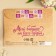 Advent calendar with milk chocolate "Beloved Grandma", 60 g (12 pcs. X 5 g).