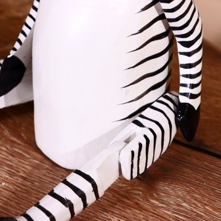 Souvenir "Zebra" hanging paws, wood 40 cm-4