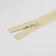 Lightning "Spiral", No. 7, detachable, waterproof, automatic lock, 80 cm, sand color