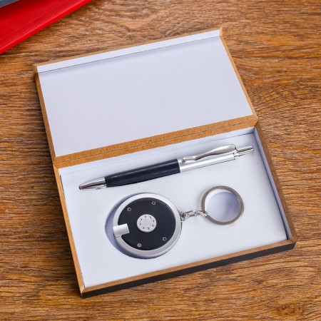 Gift set 2V1 (pen, black flashlight)-4