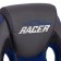 Armchair for gamers Racer GT New Eco -leather/fabric, metallic/blue, 36/10