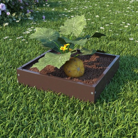 Flower bed, 40 × 40 cm, brown-2
