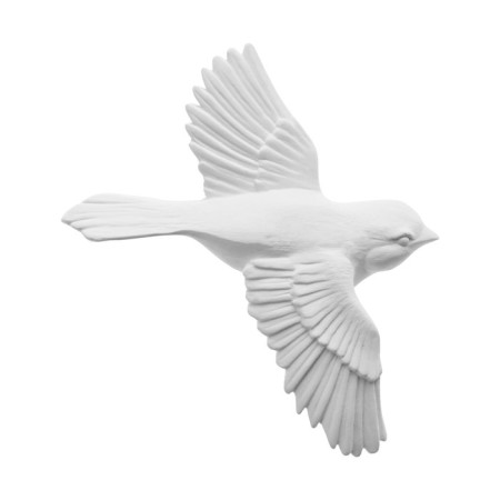 The decoration is wall, plaster panel "birds", 5 pcs, white-7