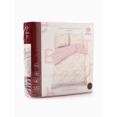 Bedding "Ethel" duet Flirt 143*215 cm-2 pcs., 220*240 cm, 70*70 cm-2 pcs, calico 125 g/m2, HL 100%-8