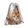 A bag for shoes 440 x 365 mm, Erich Krause, density 300D, with a reflective strip, Wild Cat