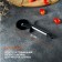 Knife for pizza and dough the share "Assistant", 20 cm, black color