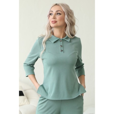 Female suit, size 46, mint color-12