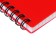 Notebook A6, 80 sheets in a cage on a spiral Erichkrause "Classic Words", plastic cover, an offset unit, whiteness 100%, red
