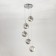 Suspended lamp Citilux "Tommy" CL102050, 36x36x56 cm, 5x40W, E14, gray color