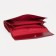 Women's wallet on the button, red color