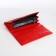 Women's wallet on magnet, red color