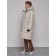 Coat insulated winter female, size 46, beige color