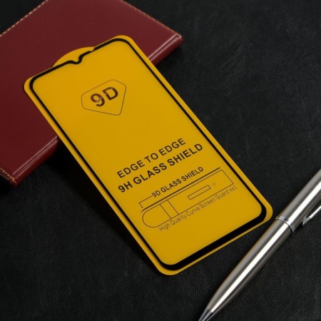 Protective glass 9D Luazon for Xiaomi Mi 10 Lite (6.57 "), full glue, 0.33 mm, 9h-1