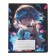 Notebook of 24 sheets in the cage "nymphs", cover shaking cardboard, glitter, block 60 g/m2, 5 types, mix
