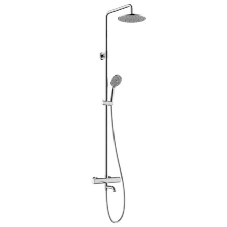 Shower system with the thermostat ESKO STT1000, color chromium