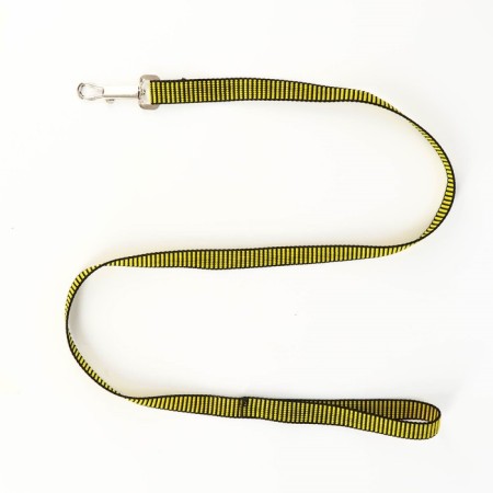 Acunition set is embossed, leash 120 x 2 cm, og 44-50 cm, yellow-black-5