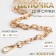 A chain for a bag, with carbines, 14 × 10 mm, 60 cm, gold color