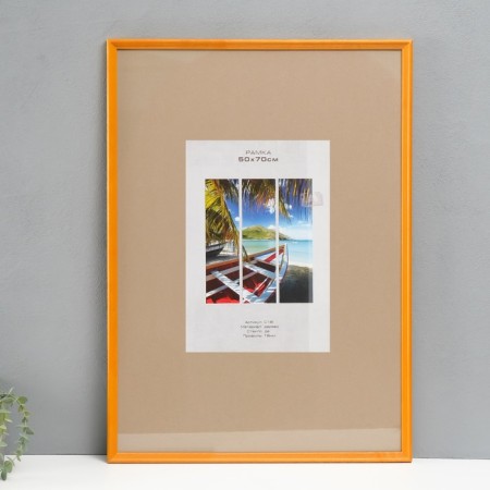 Photo frame tree "Image Art" C18 50x70 cm, (glass), col. amber