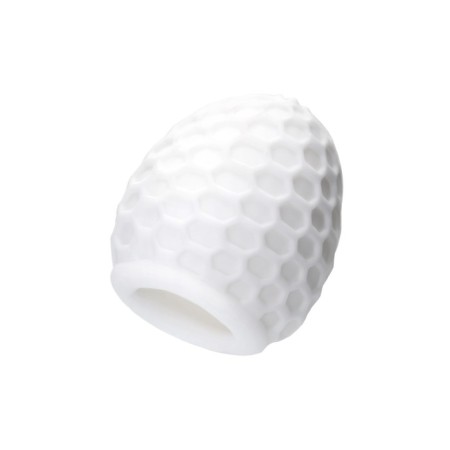 Masturbator A-Toys Pufl, Tre, White Color, 6 cm, D 2.7 cm-8
