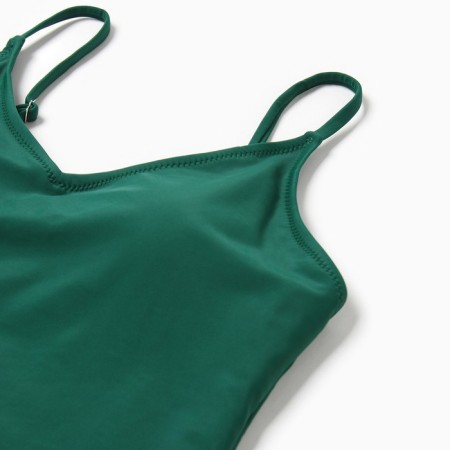 Swimsuit Asseting female monophonic minku color green, size 46-5