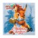 New Year's napkins of my paper choice “Squirrel and gift” 1 layer, 24x24 cm, 50 pcs
