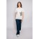 Women's T -shirt Let’s Go "Star", size 48, Milk color