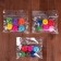 Decorative ball from the vine, set of 6 pcs., Size 1 pc. - 3 cm, color mix